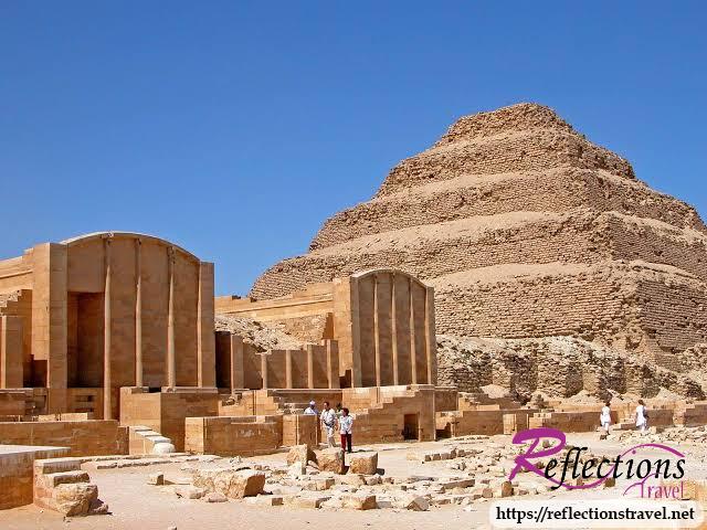 Combined Giza and Sakkara Pyramids Day Tour from Ain El Sokhna Port
